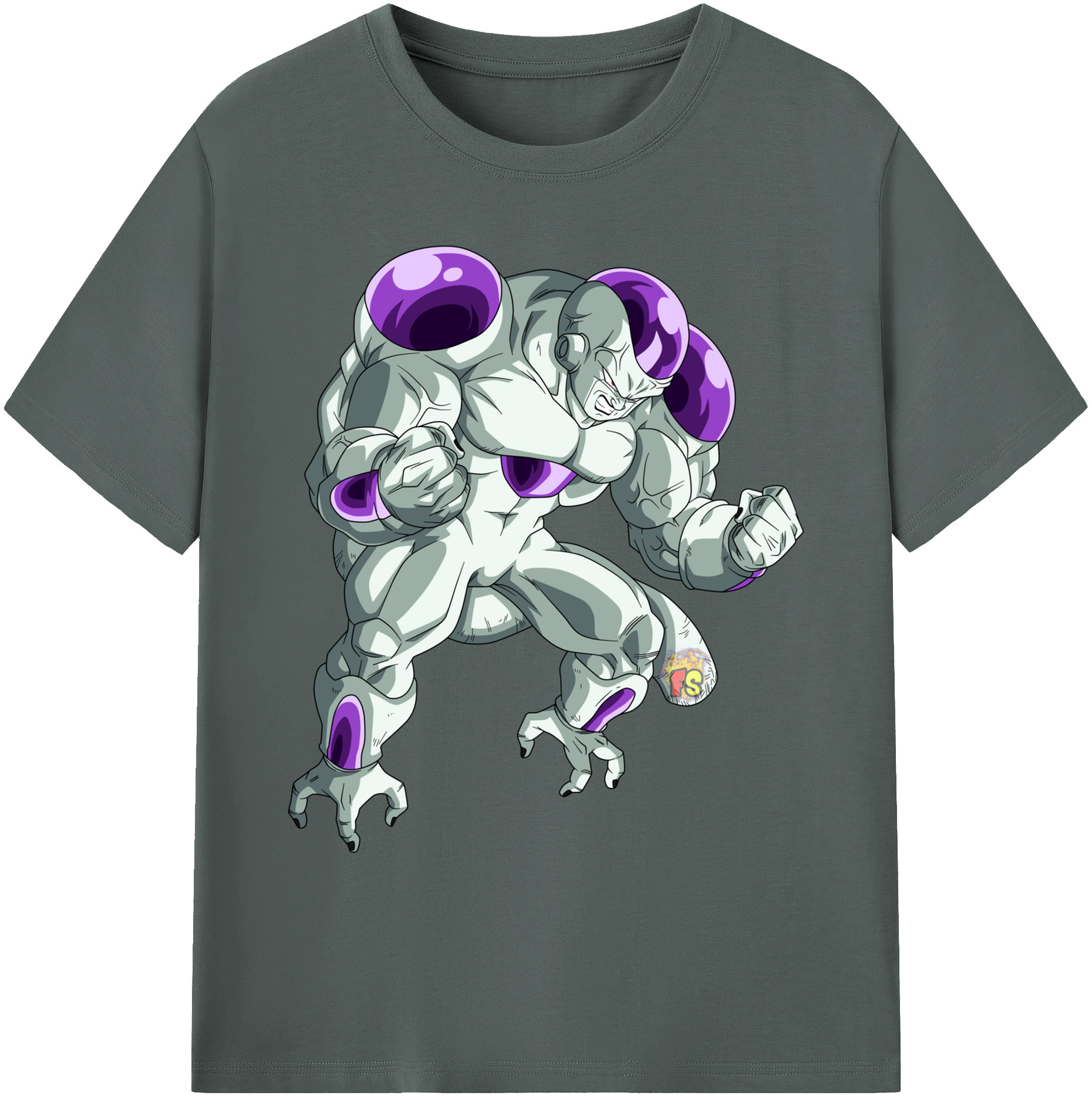 （画像用） ドラゴンボール フリーザ DRAGON BALL Frieza 綿100％ メンズ半袖Tシャツ｜肌触りやわらか＆通気性